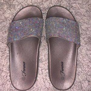 sparkly slides